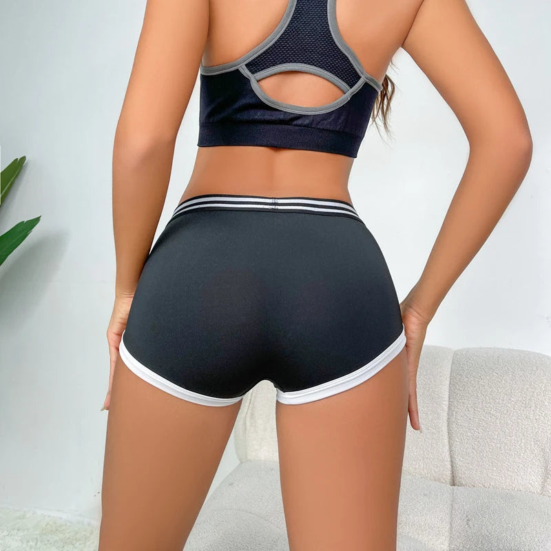 Womens Fitness Running Athletic Tights High Waist Short Workout Soft Yoga or gym