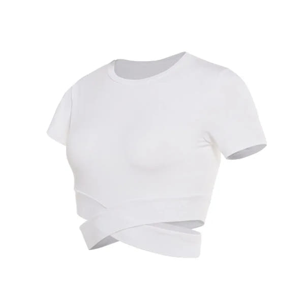 Women's Fitness T-shirts Clothing Gym Seamless Yoga Top