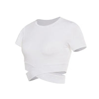 Women's Fitness T-shirts Clothing Gym Seamless Yoga Top