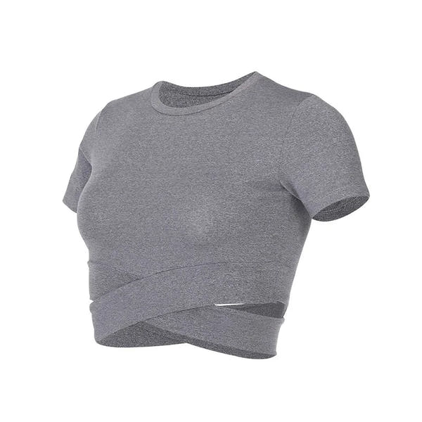 Women's Fitness T-shirts Clothing Gym Seamless Yoga Top